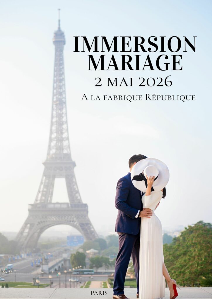 Salon du mariage à Paris – Immersion Mariage – 2 mai 2026